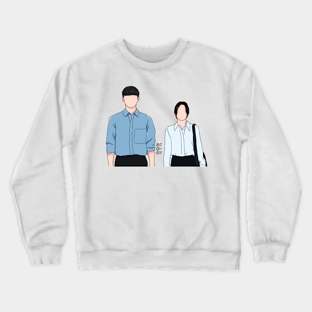 The Glory Couple Crewneck Sweatshirt by ayshatazin